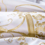 Elegance in Cotton: Luxurious Embroidered Duvet Cover Set - Julia M LifeStyles