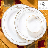 Elegant 60-Piece Fine Bone China Dinner Set