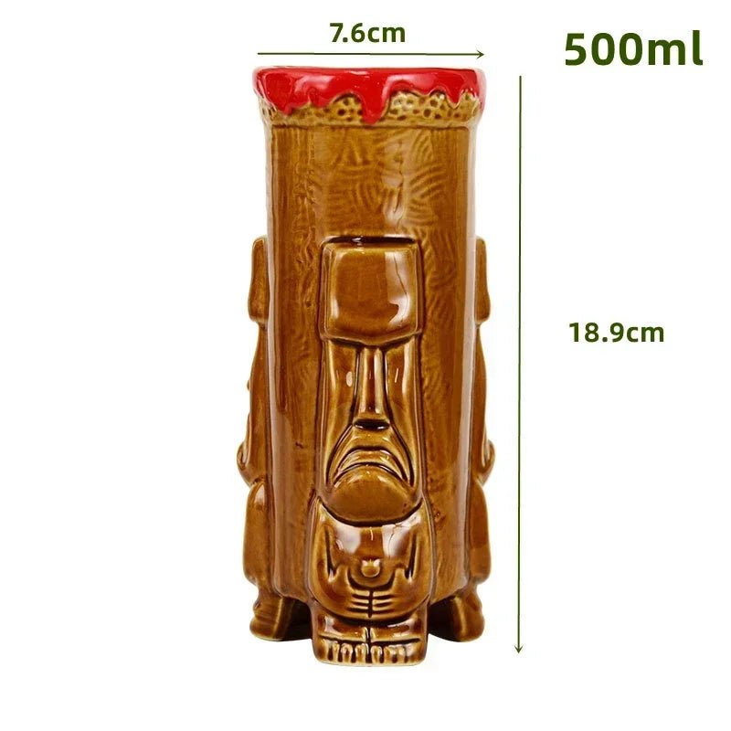 Exotic Tiki Ceramic Cocktail Mug - Julia M LifeStyles