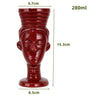 Exotic Tiki Ceramic Cocktail Glass 🍹 - Julia M LifeStyles