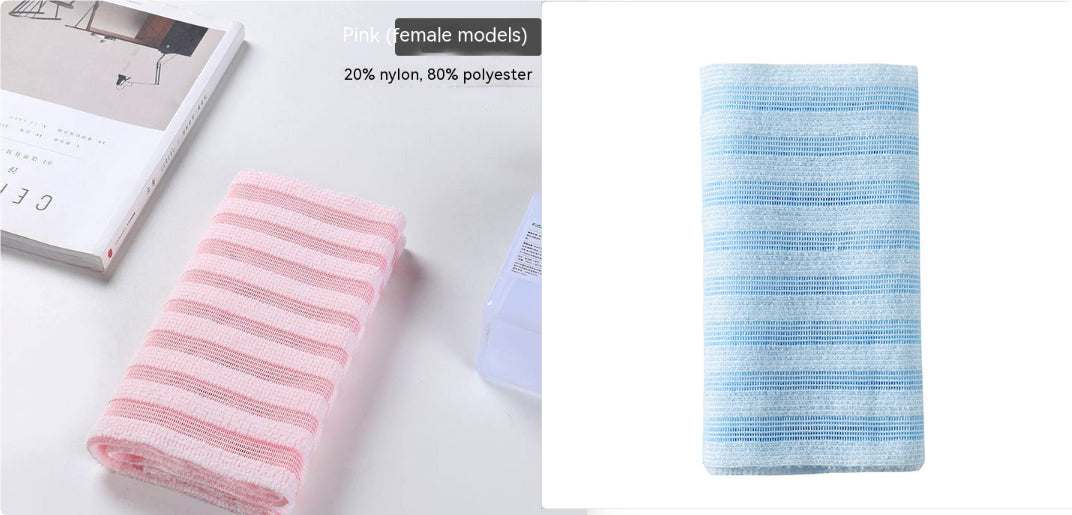 Luxurious Double-Sided Bamboo Fiber Bath Towel – Elegant Plaid & Striped Styles
