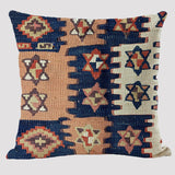 Bohemian Elegance: Linen Pillowcase in Ethnic Style