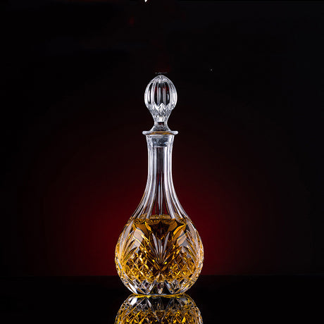Thickened Whiskey Glass Set – Elegant European Crystal Wine Collection