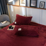 Velvet Elegance Four-Piece Duvet Cover Set