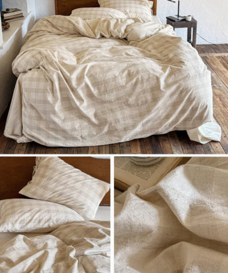 Wabi Sabi Style Linen Cotton Quilt Cover
