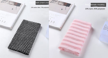 Luxurious Double-Sided Bamboo Fiber Bath Towel – Elegant Plaid & Striped Styles