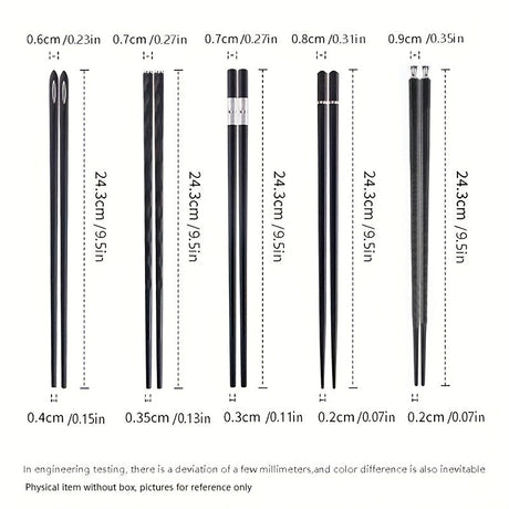 Japanese high-end chopsticks, one pair of household chopsticks per person, preferred as a gift, dishwasher safe, very suitable for Thanksgiving, Mother's Day, Father's Day, Grandparents' Day, and daily dining Julia M LifeStyles