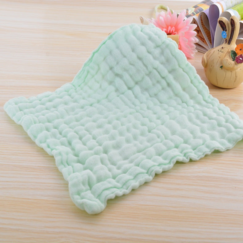 Six-layer Gauze Seersucker Square Towel Infant Small Tower