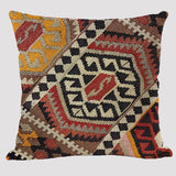 Bohemian Elegance: Linen Pillowcase in Ethnic Style