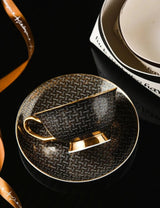 Fancy Accessible Luxury Bone China Coffee Cup High - Grade Exquisite Ceramic European Tea Cup Tea Set Cup Classy Gift Set - Julia M LifeStyles