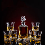 Thickened Whiskey Glass Set – Elegant European Crystal Wine Collection