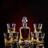 Thickened Whiskey Glass Set – Elegant European Crystal Wine Collection