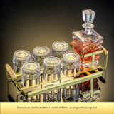 Premium Whiskey Glass And Decanter Set: Luxurious Elegance for Connoisseurs