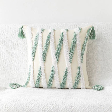 Floral Tufted Cushion Cover Multi-color Decorative Pillow Covers - Julia M LifeStyles