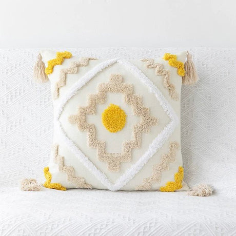 Floral Tufted Cushion Cover Multi-color Decorative Pillow Covers - Julia M LifeStyles