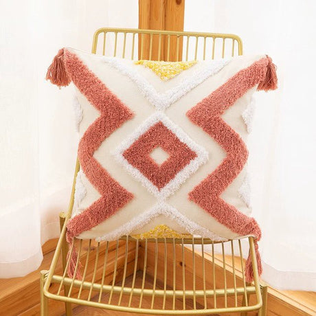 Floral Tufted Cushion Cover Multi-color Decorative Pillow Covers - Julia M LifeStyles