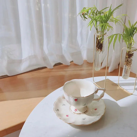 Elegant White & Gold Bone China Teapot and Mug Set for 3 - Julia M LifeStyles