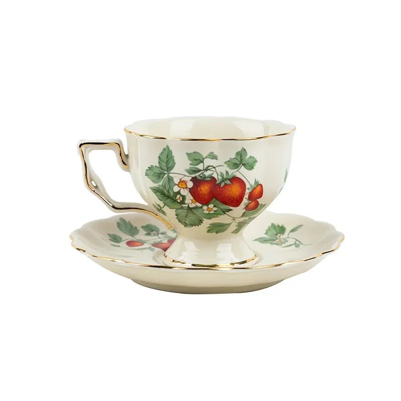 Elegant White & Gold Bone China Teapot and Mug Set for 3 - Julia M LifeStyles