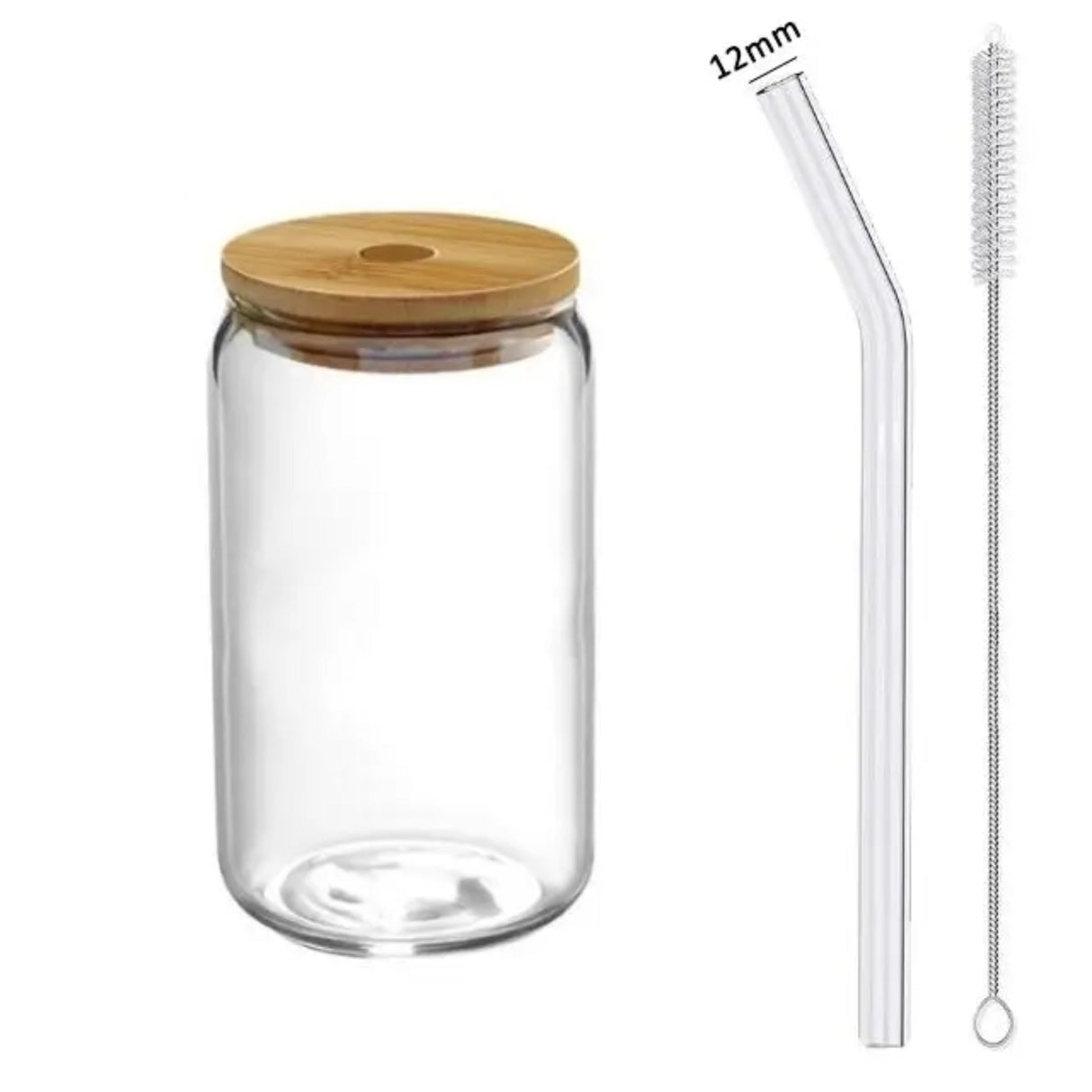 Julia M LifeStyles Glass Bubble Tea Cup Set - 4 Stylish Cups with Lids & Straws - Julia M LifeStyles