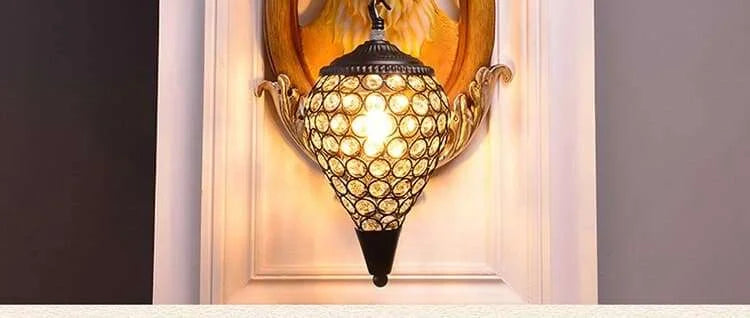 Glass Stone Wall Lamp - Unique Art Deco Style Glass Stone Wall Lamp - Unique Art Deco Style 3256801325141967-size wall lighting fixtures 266