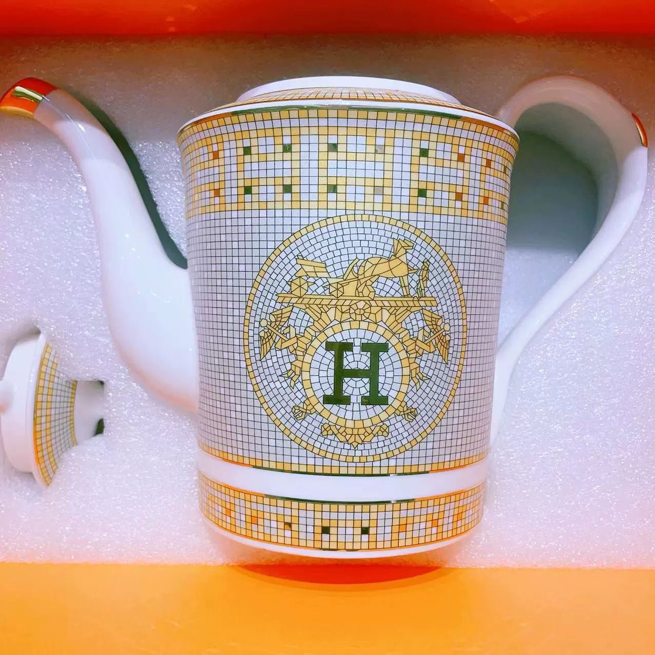 Golden Luxury Porcelain Coffee Cup Set for Afternoon Tea - Julia M LifeStyles