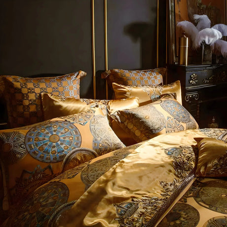 Golden Baroque Luxe Bedding Set