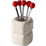 Good-looking Accessible Luxury Dessert Storage Tank Fruit Fork - Julia M LifeStyles