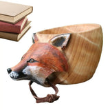 Hand Carved Wooden Mug Animal Wooden Cup Camping Wood Drinking Cup For Hiking Mountaineering Picnic Christmas Birthday New Year - Julia M LifeStyles