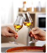 Japanese Crystal Harp Stripe Whisky Goblet - Julia M LifeStyles