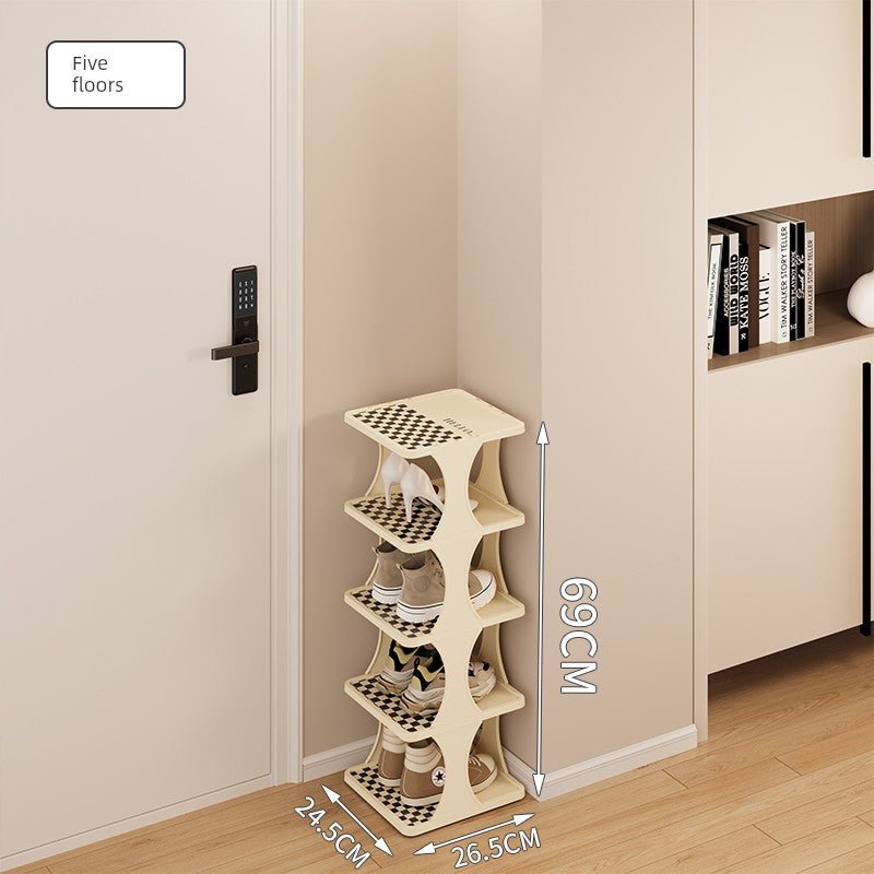 Indoor Small Narrow Gap Entrance Dormitory Good-looking Shoe Rack - Julia M LifeStyles