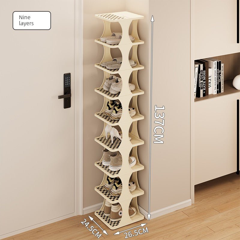 Indoor Small Narrow Gap Entrance Dormitory Good-looking Shoe Rack - Julia M LifeStyles