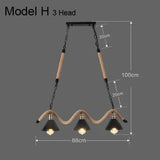 Industrial Rustic Pendant Light with Hanging Rope for Living and Dining Room - Julia M LifeStyles