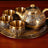 Dragon Phoenix 999 Pure Silver Tea Set - Teapot and 4 Cups in Elegant Leather Box - Julia M LifeStyles
