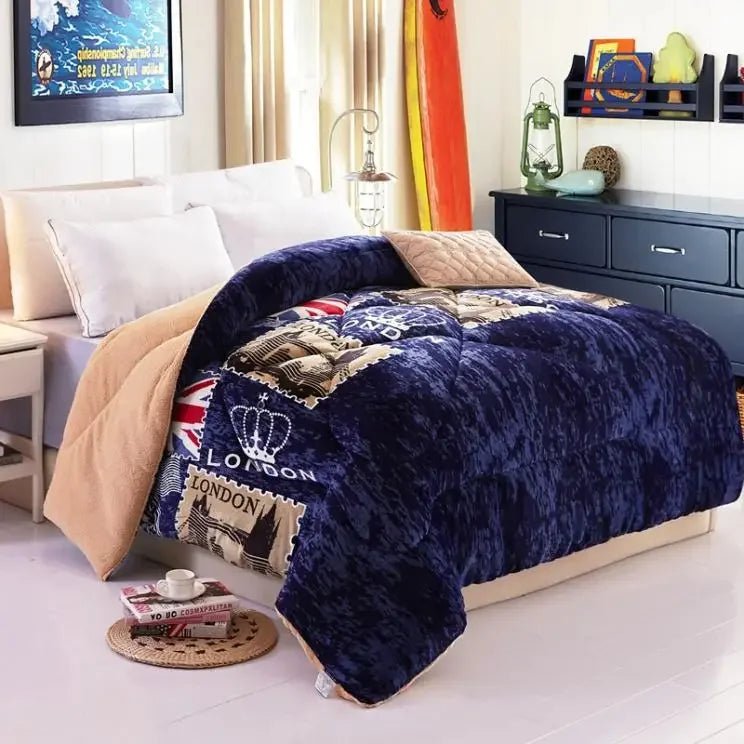 Thickened Warm Berber Fleece Winter Quilt - Julia M LifeStyles