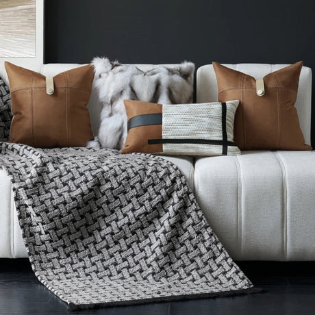 Italian Luxury Throw Pillowcase, Affordable Luxury, Model Room, Villa, Hotel, Home, Sofa, Soft Decoration, Designer Cushion Cove - Julia M LifeStyles