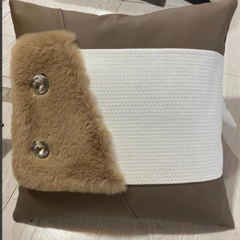 Italian Luxury Throw Pillowcase, Affordable Luxury, Model Room, Villa, Hotel, Home, Sofa, Soft Decoration, Designer Cushion Cove - Julia M LifeStyles