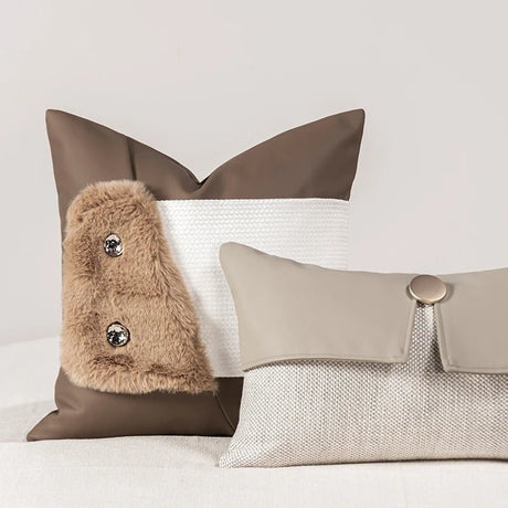 Italian Luxury Throw Pillowcase, Affordable Luxury, Model Room, Villa, Hotel, Home, Sofa, Soft Decoration, Designer Cushion Cove - Julia M LifeStyles