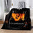 J-JACK DANIELS logo flannel blanket, soft and comfortable home decoration, bedroom, living room, sofa, bed blanket - Julia M LifeStyles