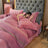 Jacquard Bedding Sets Milk Velvet Thicken Winter Warm Four Piece Set Quilt Cover Queen King Bed Linen Pillowcase Bedroom Decor - Julia M LifeStyles