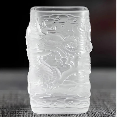 Elegant Golden Dragon Glass Tea & Beer Cups - Julia M LifeStyles