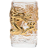 Elegant Golden Dragon Glass Tea & Beer Cups - Julia M LifeStyles