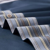 Elegant Geometric 4-Piece Pima Cotton Bed Sheet Set Julia M Home & Kitchen