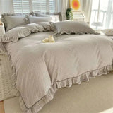Ruffles Duvet Cover - 400TC Thread Count - Julia M LifeStyles