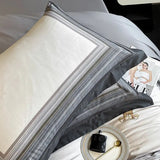 Luxury Digital Printed Cotton Bedding Set with Duvet Cover, Fitted Sheet & Pillowcases - Julia M LifeStyles