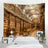 Mystery Library Vintage Bookshelf Tapestry - Julia M LifeStyles