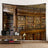 Mystery Library Vintage Bookshelf Tapestry - Julia M LifeStyles
