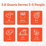 5.8-Quart Smart Air Fryer - Voice Controlled - Julia M LifeStyles