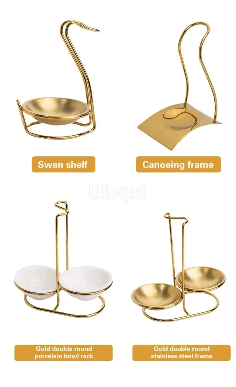 Gold Plated Stainless Steel Hot Pot Ladle & Soup Spoon - Julia M LifeStyles