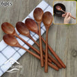 6-Piece Korean Style Wooden Spoon Set - Julia M LifeStyles