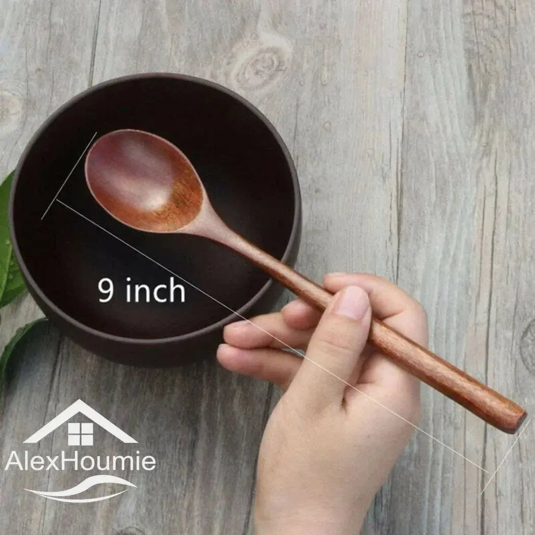 6-Piece Korean Style Wooden Spoon Set - Julia M LifeStyles